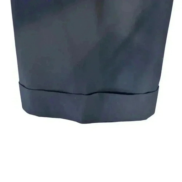 Talbots Black Stretch Wide Leg Cuffed Trouser Pant, size 10 - Picture 4 of 7